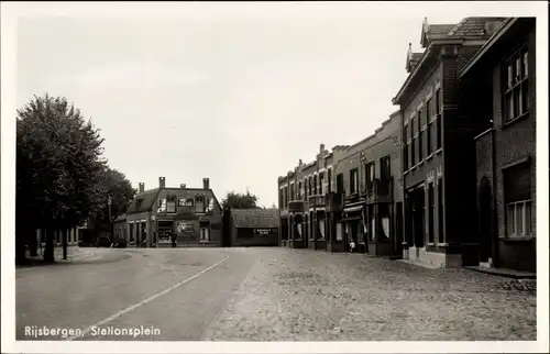 Ak Rijsbergen Nordbrabant, Stationsplein