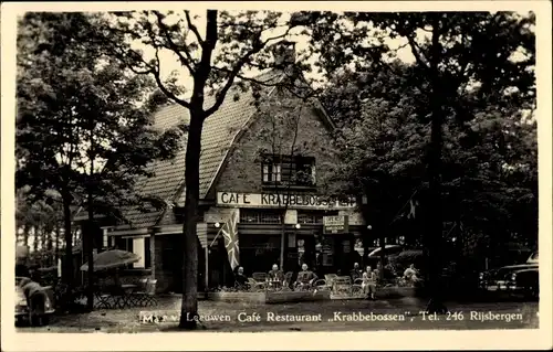 Ak Rijsbergen Nordbrabant, Cafe Restaurant Krabbebossen