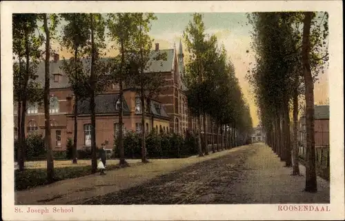 Ak Roosendaal Nordbrabant Niederlande, St. Joseph School