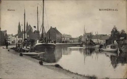 Ak Roosendaal Nordbrabant Niederlande, Haven