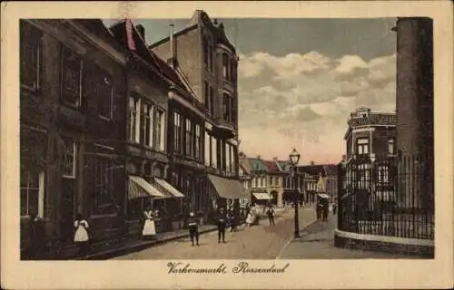 Ak Roosendaal Nordbrabant Niederlande, Varkensmarkt