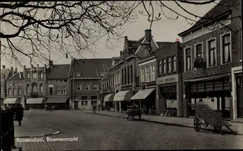 Ak Roosendaal Nordbrabant, Bloemenmarkt
