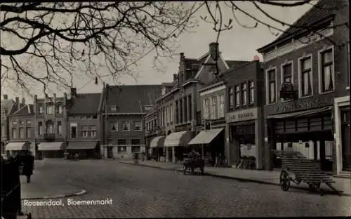 Ak Roosendaal Nordbrabant, Bloemenmarkt