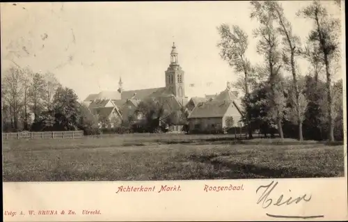 Ak Roosendaal Nordbrabant, Achterkant Markt