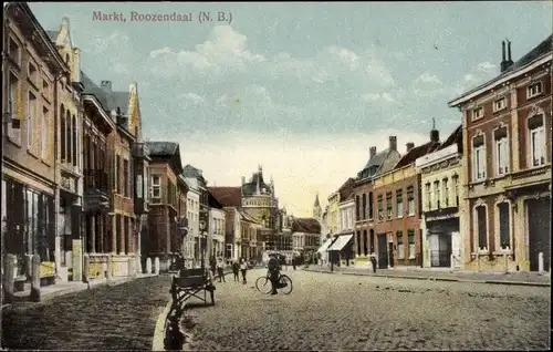 Ak Roosendaal Nordbrabant, Markt