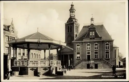 Ak Roosendaal Nordbrabant, Markt