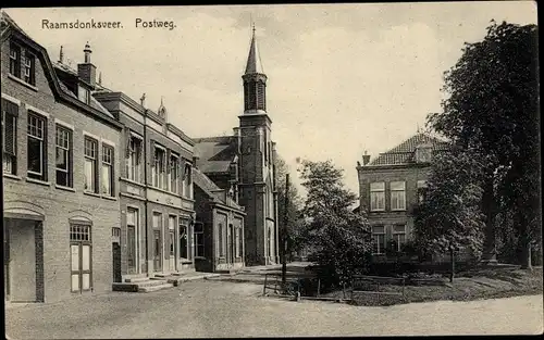 Ak Raamsdonksveer Nordbrabant, Postweg