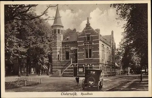 Ak Oisterwijk Nordbrabant Niederlande, Raadhuis