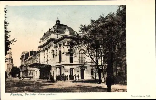 Ak Hamburg Mitte St. Georg, Deutsches Schauspielhaus