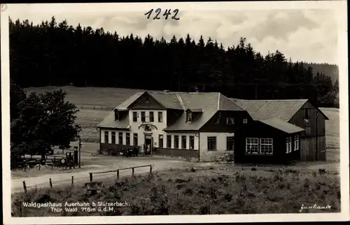 Ak Stützerbach Ilmenau Thüringen, Waldgasthaus Auerhahn