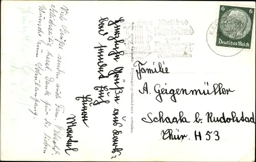 Ak Karlovy Vary Karlsbad Stadt, Blick vom Hotel Imperial, Stifterwarte