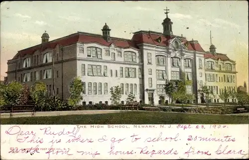 Ak Newark New Jersey USA, The High School