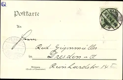 Ak Hamburg Mitte St. Pauli, Neue Turnhalle, Straßenansicht