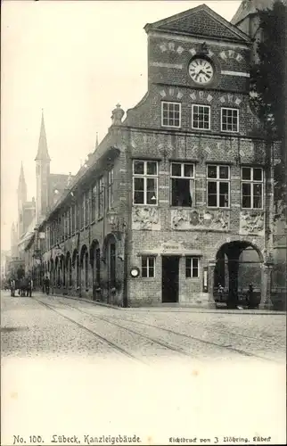 Ak Hansestadt Lübeck, Kanzleigebäude