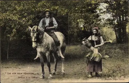 Ak La vie aux champs, Retour a la ferme