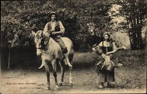 Ak La vie aux champs, Retour a la ferme