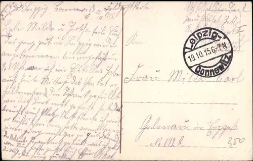 Ak Leipzig in Sachsen, Johannisplatz mit Kirche, Straßenbahn