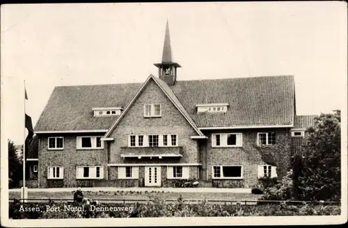 Ak Assen Drenthe Niederlande, Port Natal, Dennenweg