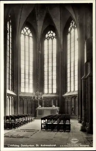 Ak Linköping Schweden, Domkyrkan St. Andreasskoret