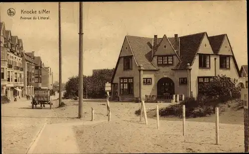 Ak Knokke Heist Heyst Knocke sur Mer Westflandern, Avenue du Littoral