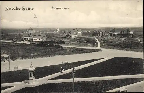Ak Zoute Knokke Heist Heyst Knocke sur Mer Westflandern, Panorama
