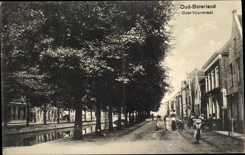 Ak Oud Beierland Beijerland Südholland, Oost-Voorstraat