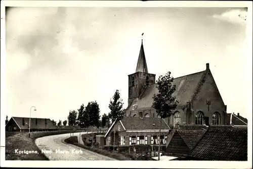 Ak Kortgene Noord Beveland Zeeland Niederlande, Ned. Herv. Kerk