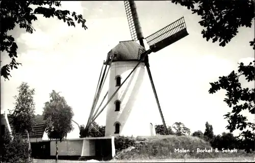 Ak Borkel en Schaft Nordbrabant Niederlande, Molen