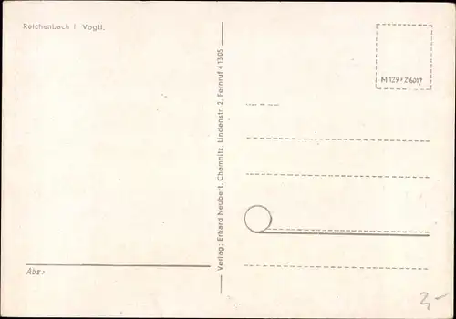 Ak Reichenbach im Vogtland, Zwickauer Straße, Höhere Textilfachschule, Untere Stadt, Bahnhof