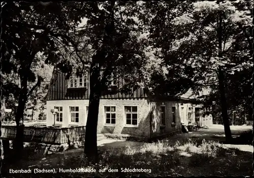 Ak Ebersbach in der Oberlausitz, Humboldtbaude auf dem Schlechteberg