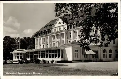 Ak Ostseebad Travemünde Lübeck, Kurhaus