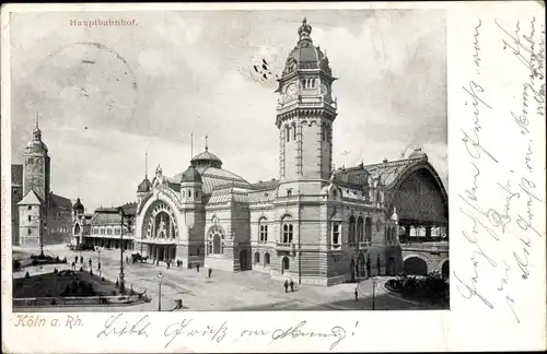 Ak Köln am Rhein, Hauptbahnhof