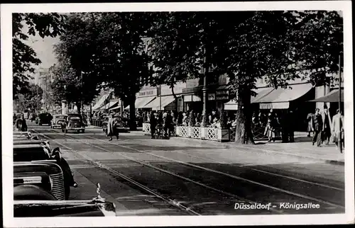 Ak Düsseldorf am Rhein, Königsallee