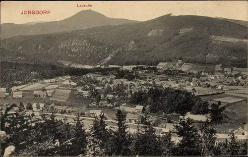 Ak Jonsdorf in Sachsen, Panorama, Lausche