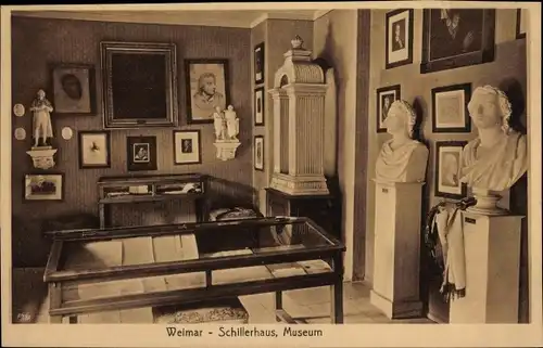 Ak Weimar in Thüringen, Schillerhaus, Museum