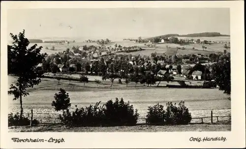 Foto Ak Forchheim Pockau im Erzgebirge, Panorama