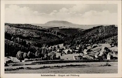 Ak Schindelbach Großrückerswalde im Erzgebirge, Panorama