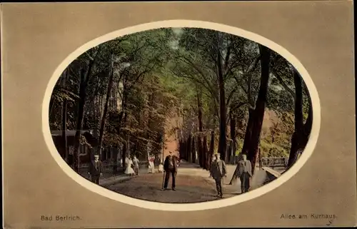 Ak Bad Bertrich an der Mosel Eifel, Allee am Kurhaus