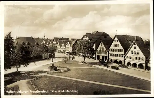 Ak Freudenstadt im Nordschwarzwald, Marktplatz