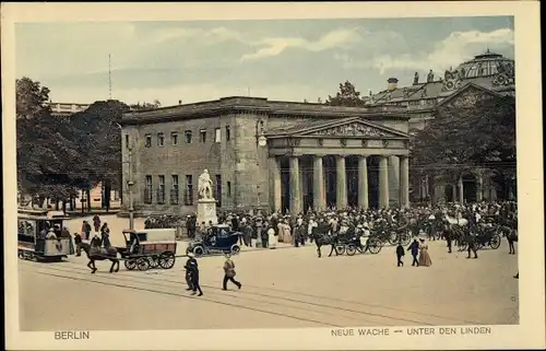 Ak Berlin Mitte, Unter den Linden, Neue Wache