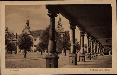 Ak Arnstadt in Thüringen, Galerie am Markt
