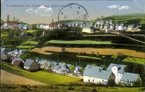 Ak Niederreifenberg Schmitten im Taunus, Oberreifenberg, Ortsansicht