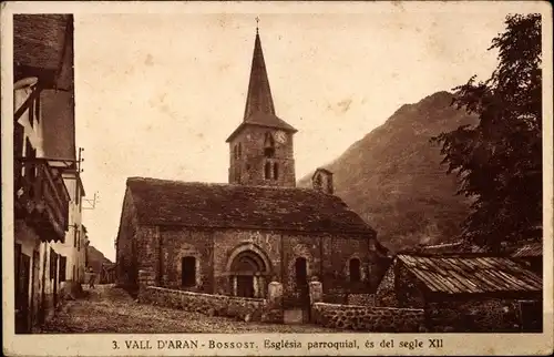 Ak Bossost Vall D'Aran Katalonien, Esglesia parroquial, Kirche