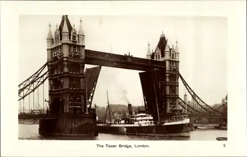 Ak London City England, The Tower Bridge