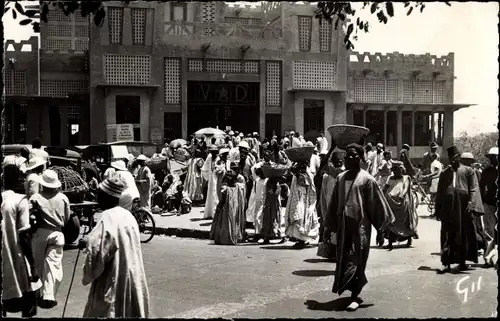 Ak Dakar Senegal, Vue du Marche Sandaga, Partie am Markt