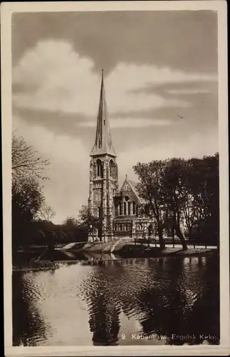 Ak Kjøbenhavn København Kopenhagen Dänemark, Engelsk Kirke