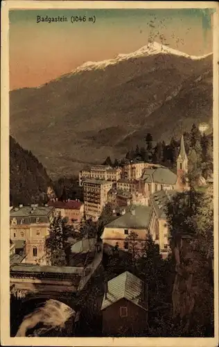 Ak Bad Gastein Badgastein in Salzburg, Panorama