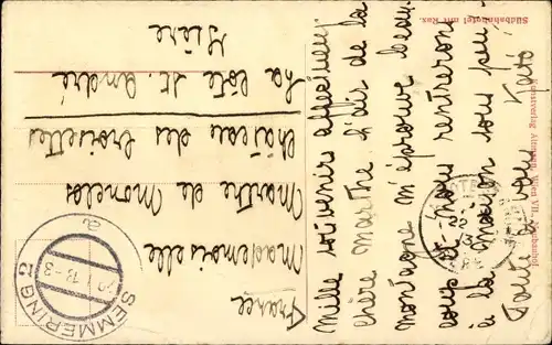 Ak Semmering in Niederösterreich, Winterpanorama