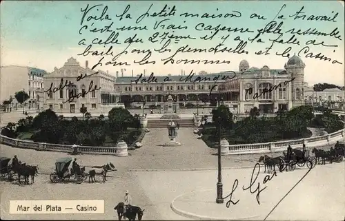 Ak Mar del Plata Argentinien, Casino