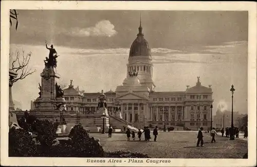 Ak Buenos Aires Argentinien, Plaza Congreso